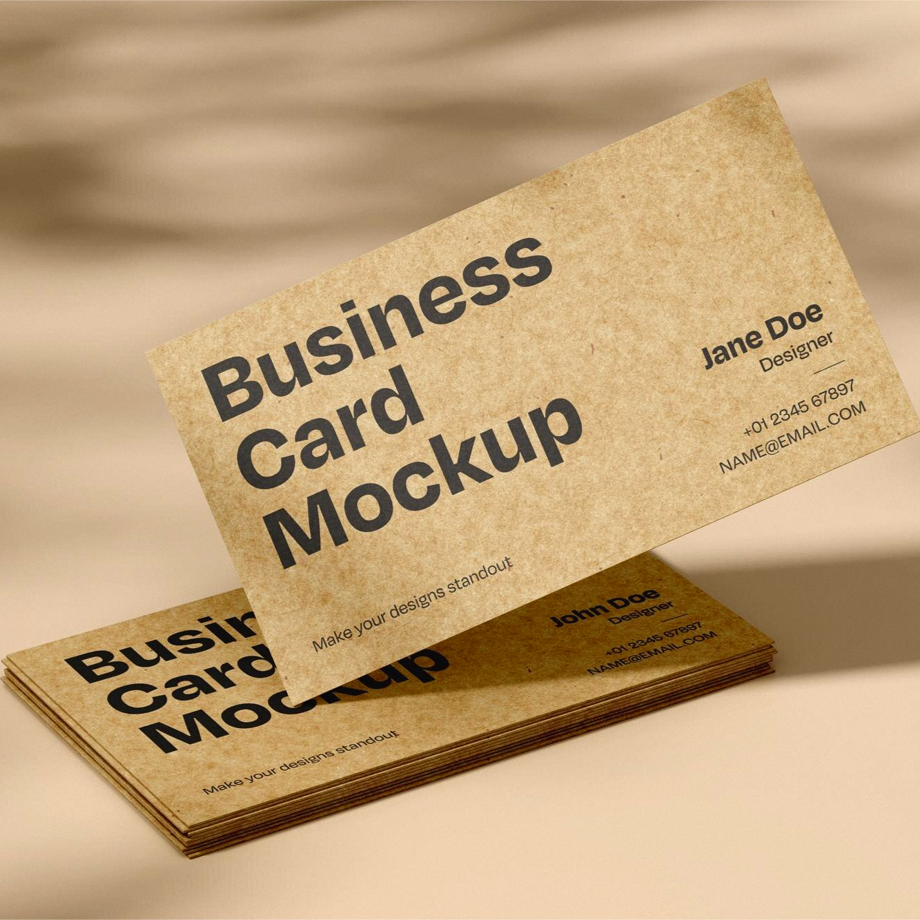 Cartes d'affaires écologiques KRAFT – Image 4