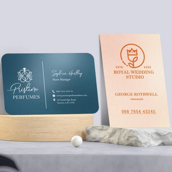 Cartes d’affaires Plastifiées – Brillant