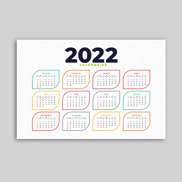 Calendrier rigide