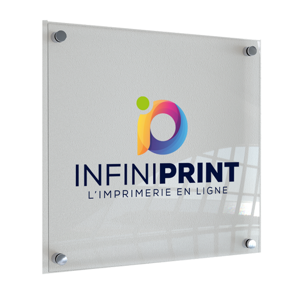 Plaque professionnelle plexiglas