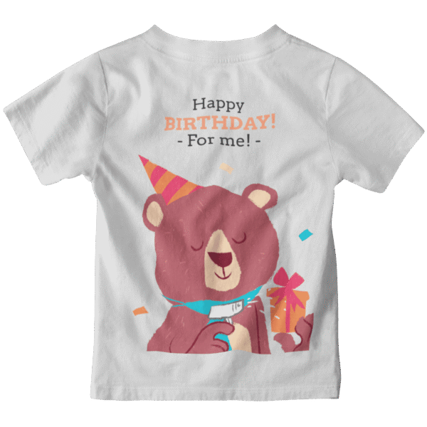 T-shirt Happy Birthday For me